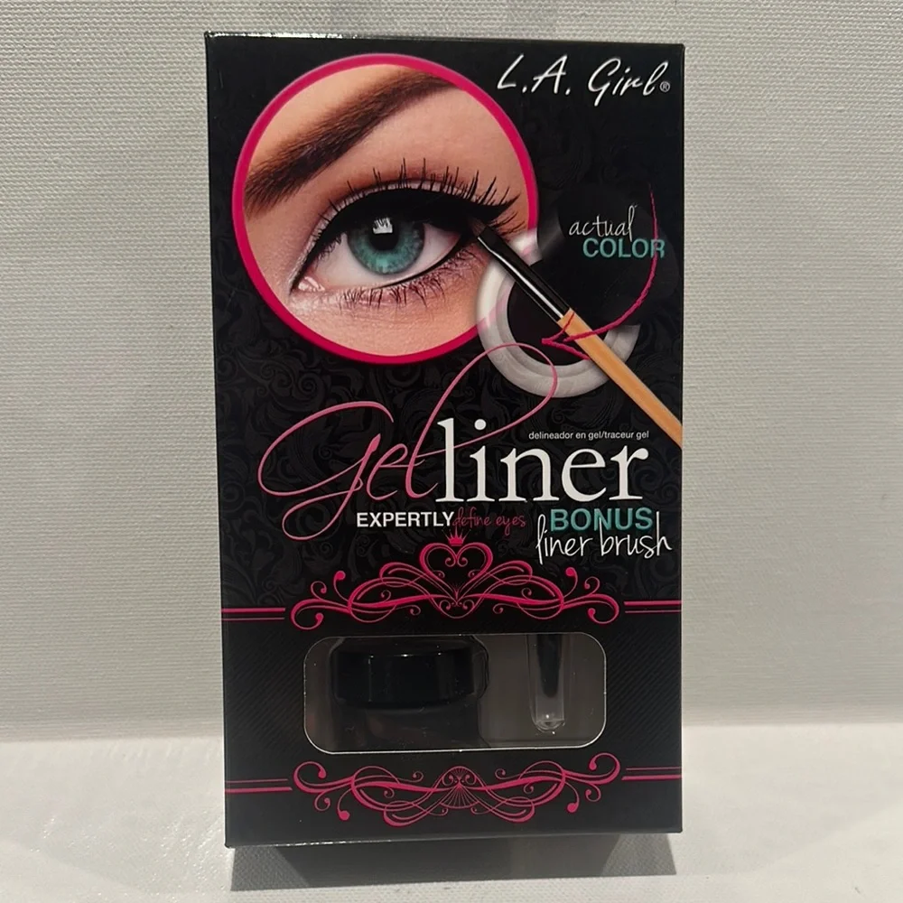 L.A Girl Eye Gel Liner with Bonus Liner Brush.